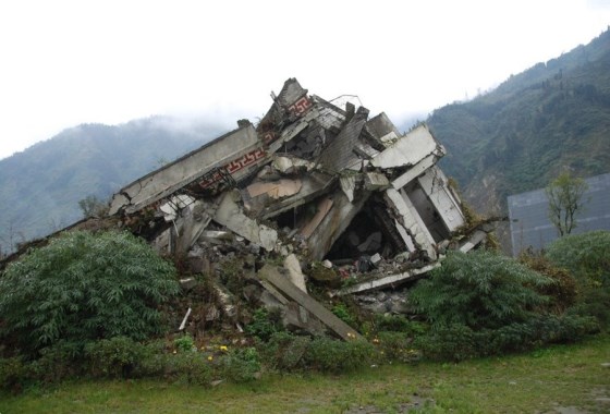 映秀地震遺址